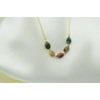 Collier orné de perles d 'Agate indienne - vue V2