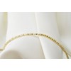 Bracelet  fin de perles de culture et perles d 'hématite dorées - vue V3