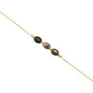 Bracelet orné de perles d 'Agate indienne
