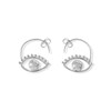 Boucles d'oreilles oeil en argent AJNA - vue V3