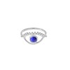 Bague oeil en argent et lapis lazuli AJNA - vue V1