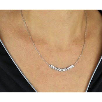 Zilver 925 Rhodium lauriertak oorbellen