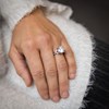 Bague Femme Rhodium GALINA - vue V2