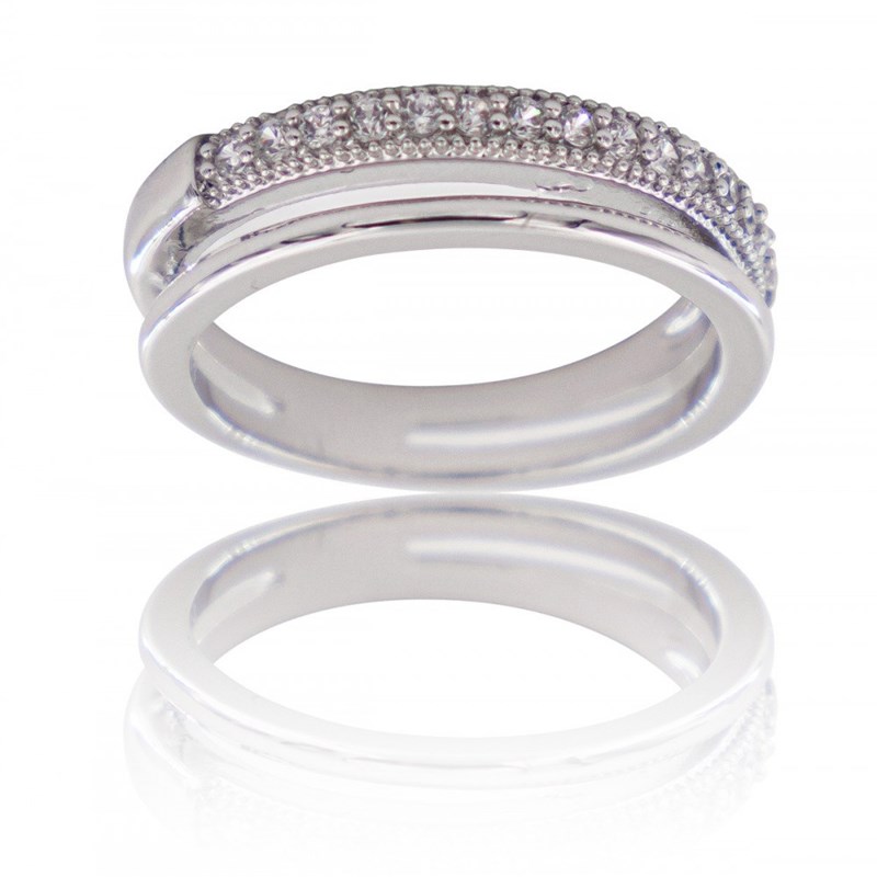 Bague Femme Rhodium PHISIS