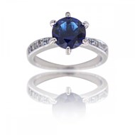 Bague Femme Rhodium LYRAE