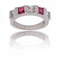 Bague Femme Rhodium DANA