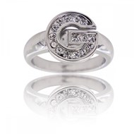 Bague Femme Rhodium MENSA