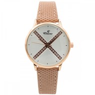 Montre Femme CHTIME bracelet Cuir Rose