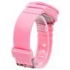 Montre Unisexe CHTIME bracelet Silicone Rose - vue V3