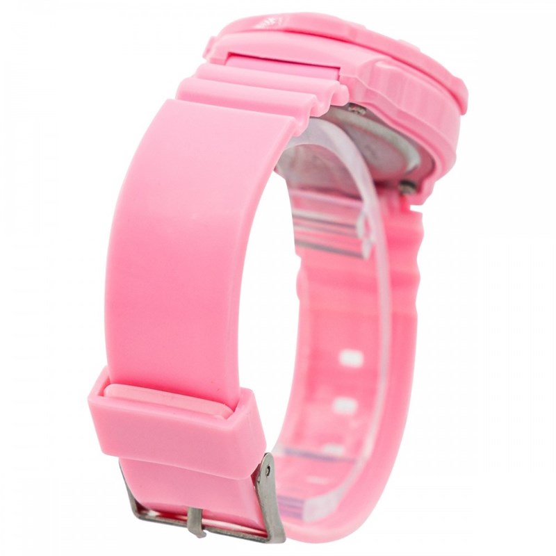 Montre Unisexe CHTIME bracelet Silicone Rose - vue 3