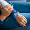 Montre Unisexe CHTIME bracelet Silicone Bleu - vue V2