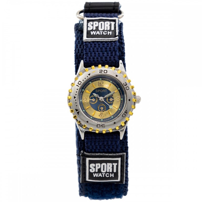 Montre Unisexe CHTIME bracelet Tissu Bleu