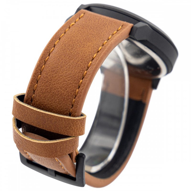 Montre Homme CHTIME bracelet Cuir Marron - vue 2