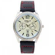 Montre Homme CHTIME bracelet Cuir Noir