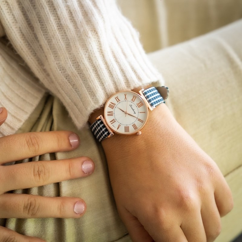 Montre Femme CHTIME bracelet Cuir Gris - vue 2