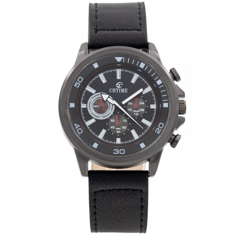 Irrésistible Montre Homme Noir CHTIME