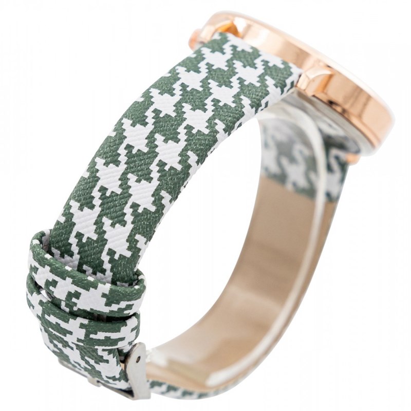 Montre Femme CHTIME bracelet Cuir Vert - vue 3