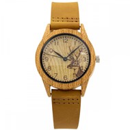 Montre Femme CHTIME bracelet Cuir Marron