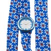 Montre Femme CHTIME bracelet Tissu Bleu - vue V1