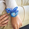 Montre Femme CHTIME bracelet Tissu Bleu - vue V2