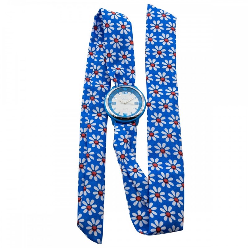 Montre Femme CHTIME bracelet Tissu Bleu - vue 3