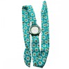 Montre Femme CHTIME bracelet Tissu Vert - vue V3