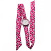 Montre Femme CHTIME bracelet Tissu Rose - vue V3