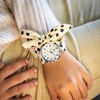 Montre Femme CHTIME bracelet Tissu Blanc - vue V2
