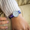 Montre Femme CHTIME bracelet Tissu Violet - vue V2