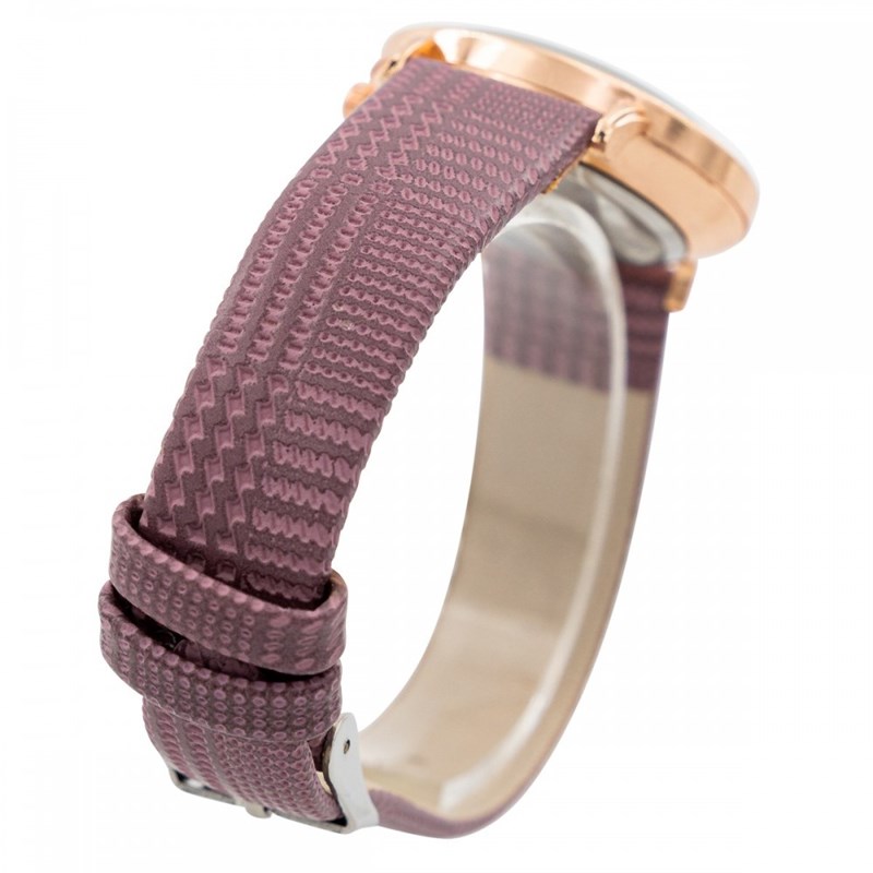 Montre Femme CHTIME bracelet Cuir Violet - vue 3