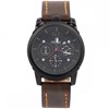 Montre Homme CHTIME bracelet Cuir Marron - vue V1