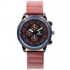 Montre Homme CHTIME bracelet Cuir Rouge - vue V1