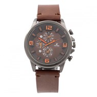 Montre Homme CHTIME bracelet Cuir Marron