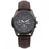 Montre Homme CHTIME bracelet Silicone Marron - vue V1