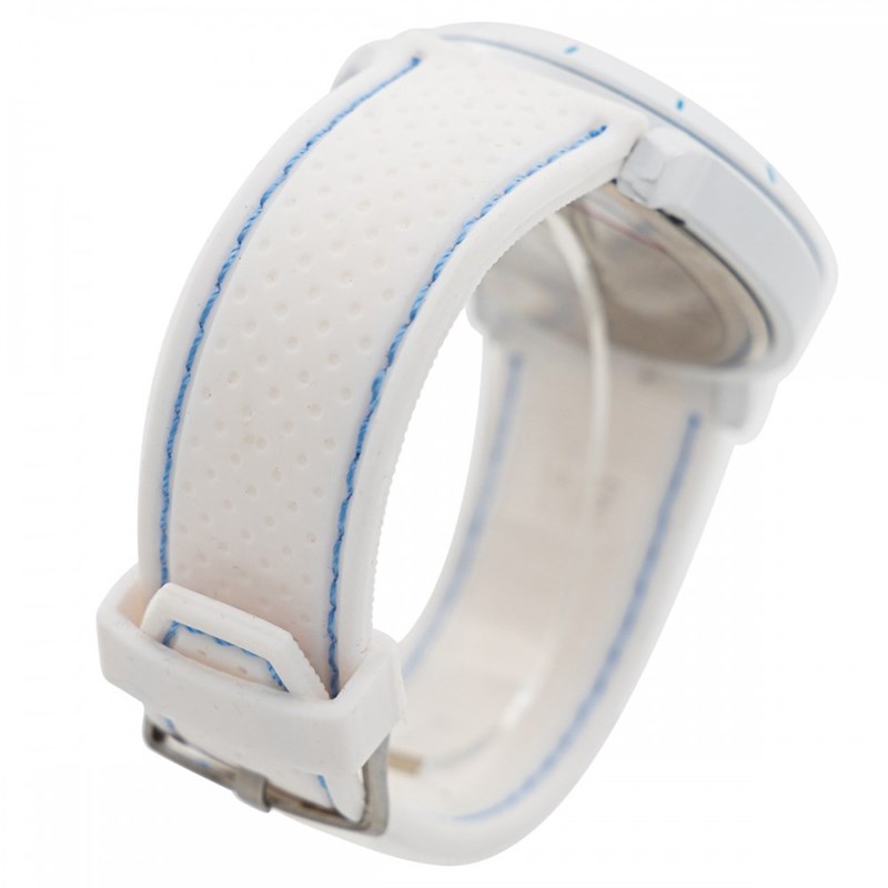 Montre Homme CHTIME bracelet Silicone Blanc - vue 3