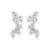 Boucles d'oreilles ADEN Or 585 Blanc Diamant 1.71grs - vue V1