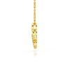 Collier Pendentif ADEN Double Coeur Or 585 Jaune Diamant Chaine Or incluse 1.09grs - vue V4