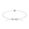 Bracelet Brillaxis argent solitaire oxyde 5 mm - vue V1