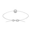 Bracelet Brillaxis argent pastille ronde empierrée - vue V1