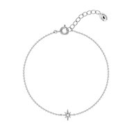 Bracelet souple AGATHA OURSE - Cristal - Argenté