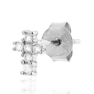 Piercing Agatha Cruz en argent et oxyde de zirconium