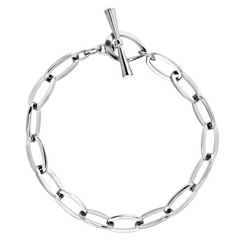Bracelet Agatha maillons ovales acier Chain