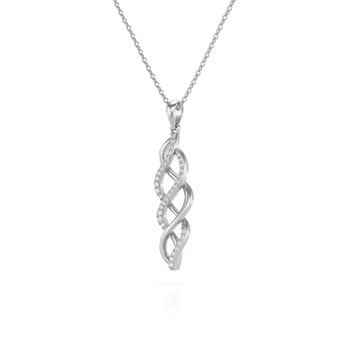 Collier Pendentif ADEN Diamant Chaine Argent 925 incluse 2.694grs