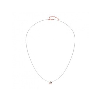 Collier Moon - Or Rosé et Cristal