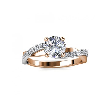 Bague Eleanor - Or Rosé et Multi