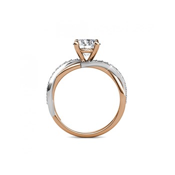 Bague Eleanor - Or Rosé et Multi