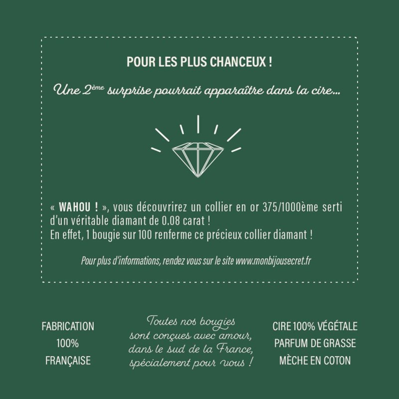 Bougie Bijou COCO2 collier argenté - vue 4