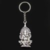 Porte-clés Ganesh dieu hindou argenté - vue V3
