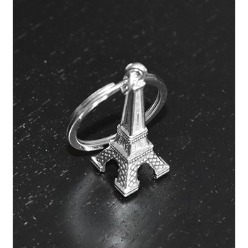 Zilveren Eiffeltoren Frankrijk Parijs sleutelhanger