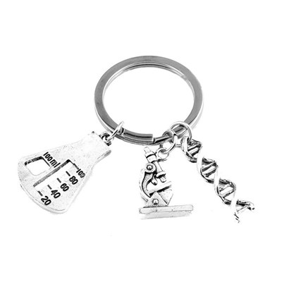 Healeved Lot De 10 Porte-clés En Forme De Tube à Essai, Pendentifs De